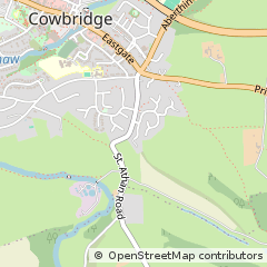Map of Cowbridge, Vale of Glamorgan