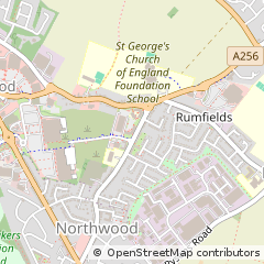 Map of Broadstairs, Kent