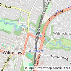 Map of Wilmslow