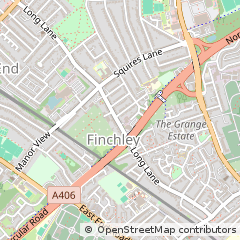 Map of Finchley