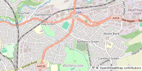 Map of Stourbridge, West Midlands