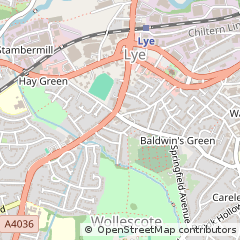 Map of Stourbridge, West Midlands