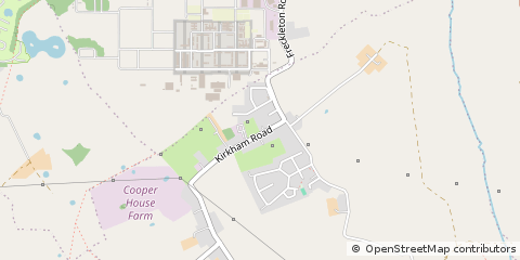 Map of Preston, Lancashire
