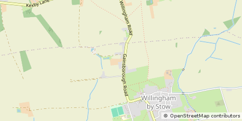 Map of Gainsborough, Lincs