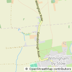 Map of Gainsborough, Lincs