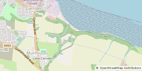 Map of Bo'ness