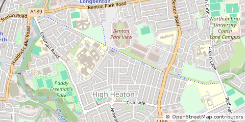 Map of Newcastle Upon Tyne