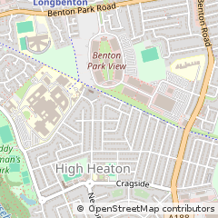 Map of Newcastle Upon Tyne