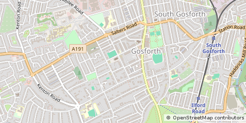Map of Tyne & Wear