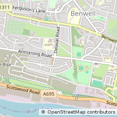 Map of Newcastle Upon Tyne