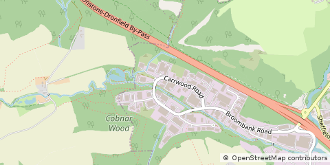 Map of Chesterfield