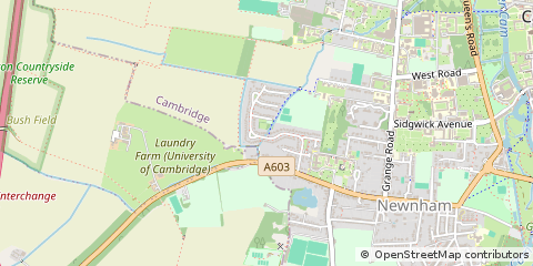 Map of Cambridge