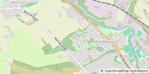 Map of Sheffield