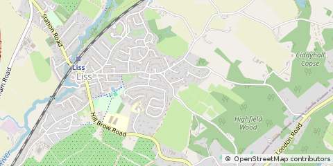 Map of Liss
