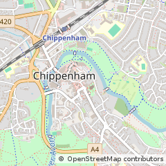 Map of Chippenham, Wiltshire