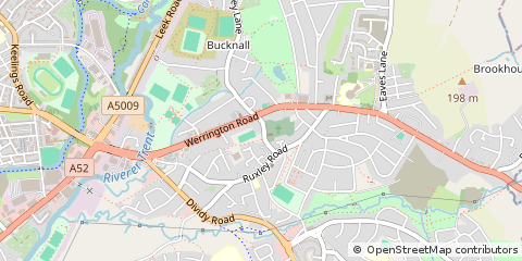Map of Stoke on Trent