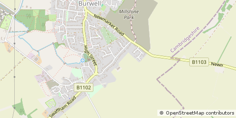 Map of Cambridge, Cambridgeshire