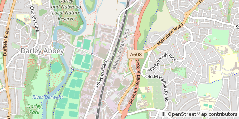 Map of Derby