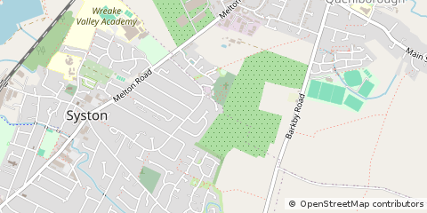 Map of Leicester, Leicestershire