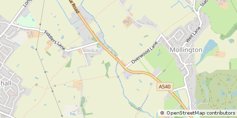 Map of Chester, Cheshire
