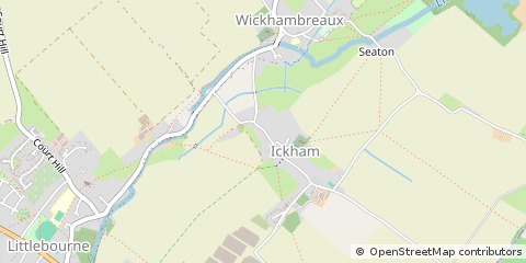 Map of Canterbury, Kent