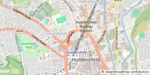 Map of West Yorkshire