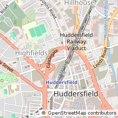 Map of West Yorkshire