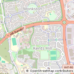 Map of Milton Keynes