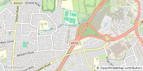 Map of Derby