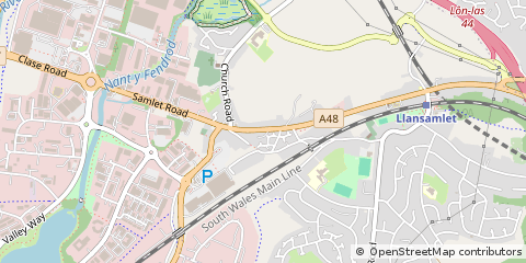 Map of Swansea