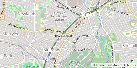 Map of Glasgow