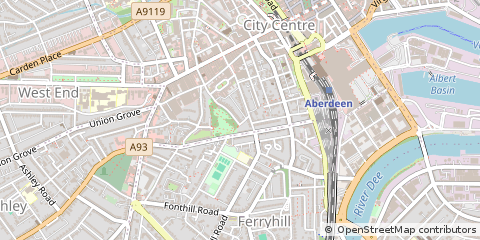 Map of Aberdeen