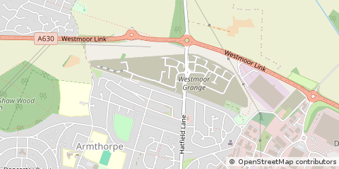 Map of Doncaster