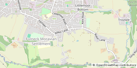 Map of Pudsey