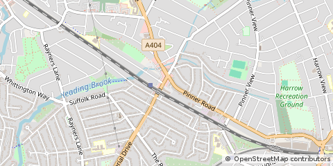 Map of Harrow