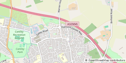 Map of Wokingham