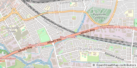 Map of Barking