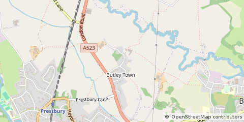 Map of Macclesfield