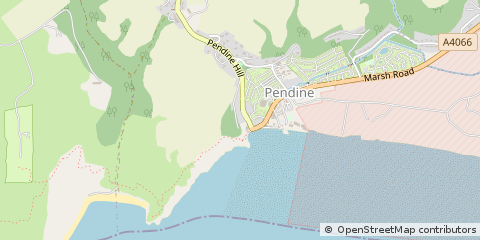 Map of Carmarthen