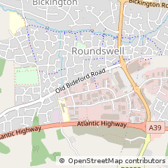 Map of Barnstaple, Devon