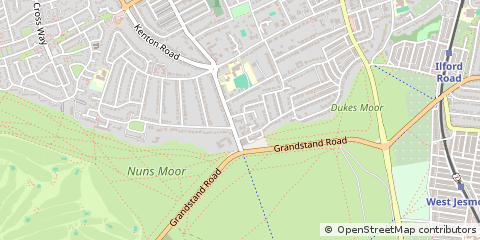 Map of Newcastle Upon Tyne