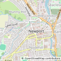 Map of Newport, Isle of Wight