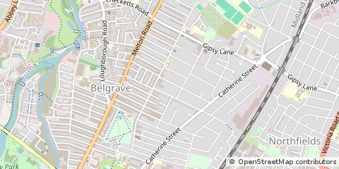 Map of Leicester