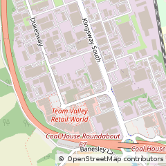 Map of Gateshead