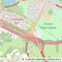 Map of Borehamwood
