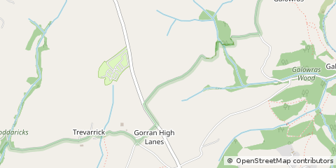 Map of ST Austell, Cornwall