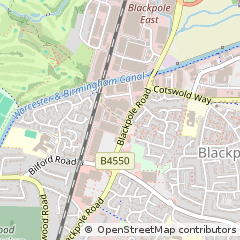 Map of Worcester