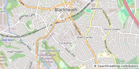 Map of Halesowen