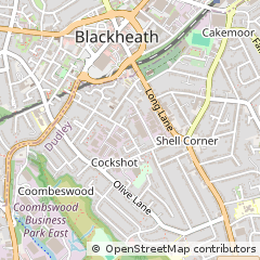 Map of Halesowen