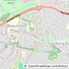 Map of Leicester, Leicestershire